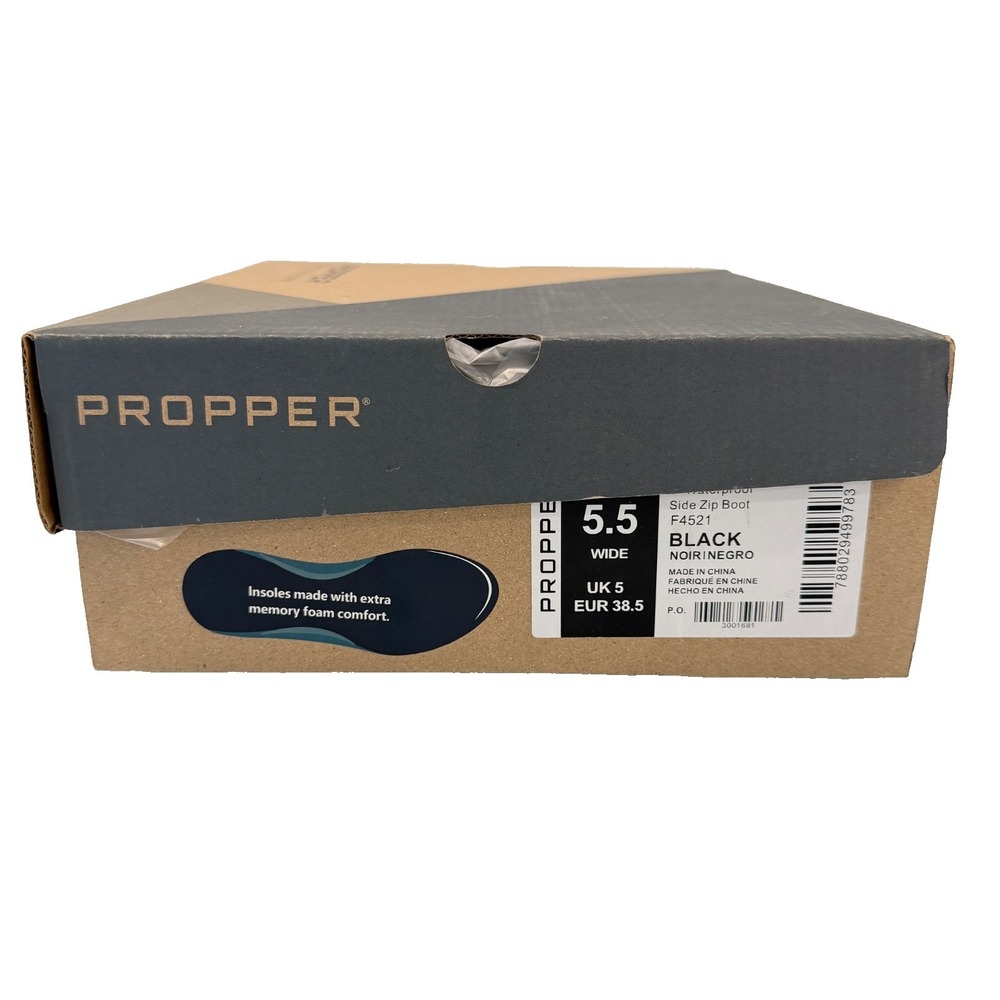 Propper® Series 100® 6" Side Zip Mens 5.5W Womens 7.5W Army Tactical Boot 4521 - Picture 12 of 15